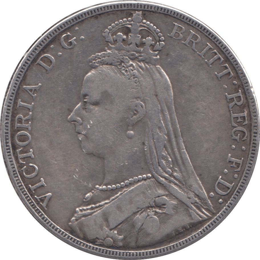 1889 CROWN ( GVF ) - CROWN - Cambridgeshire Coins