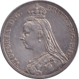 1889 CROWN ( GVF ) - CROWN - Cambridgeshire Coins