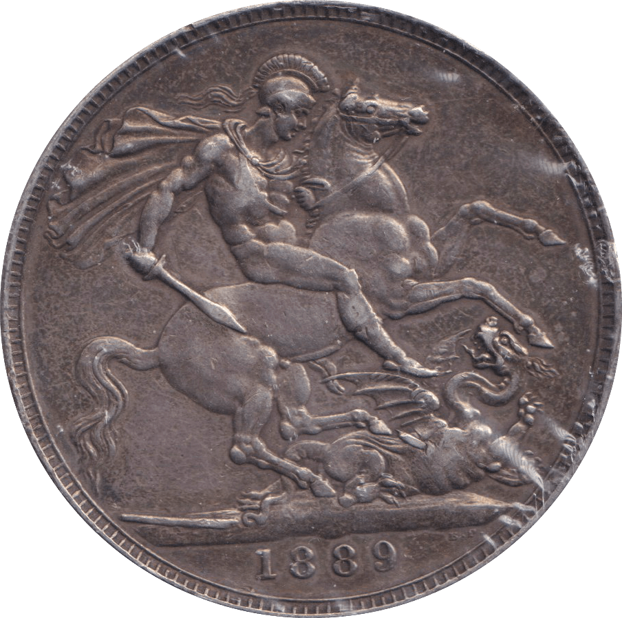 1889 CROWN ( GVF ) - CROWN - Cambridgeshire Coins