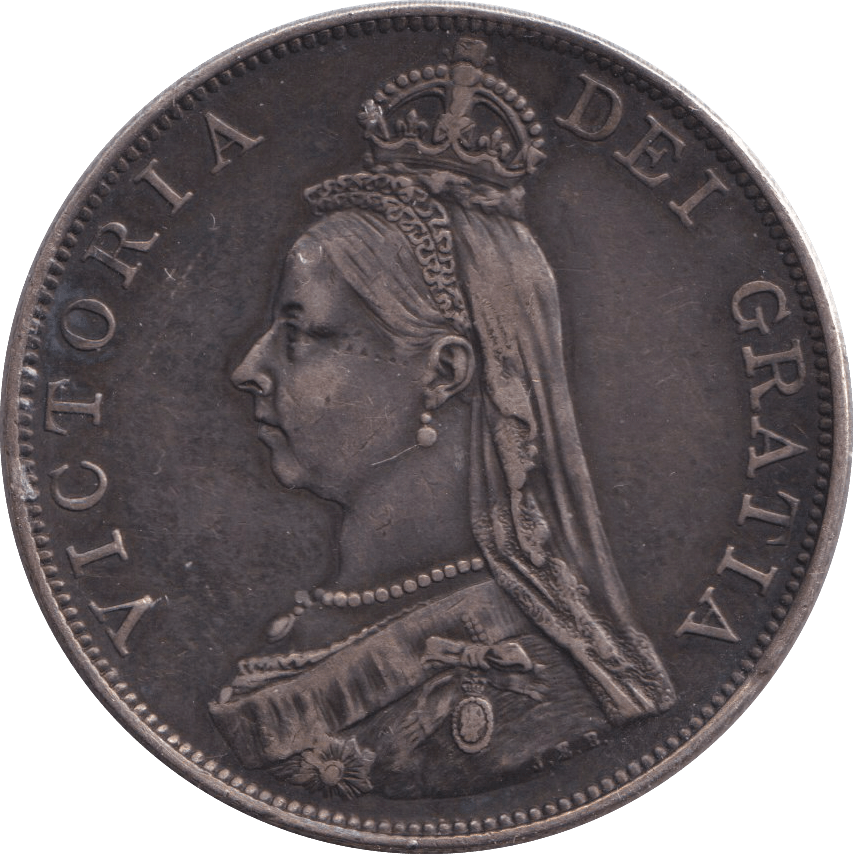 1889 CROWN ( GVF ) - FLORIN - Cambridgeshire Coins
