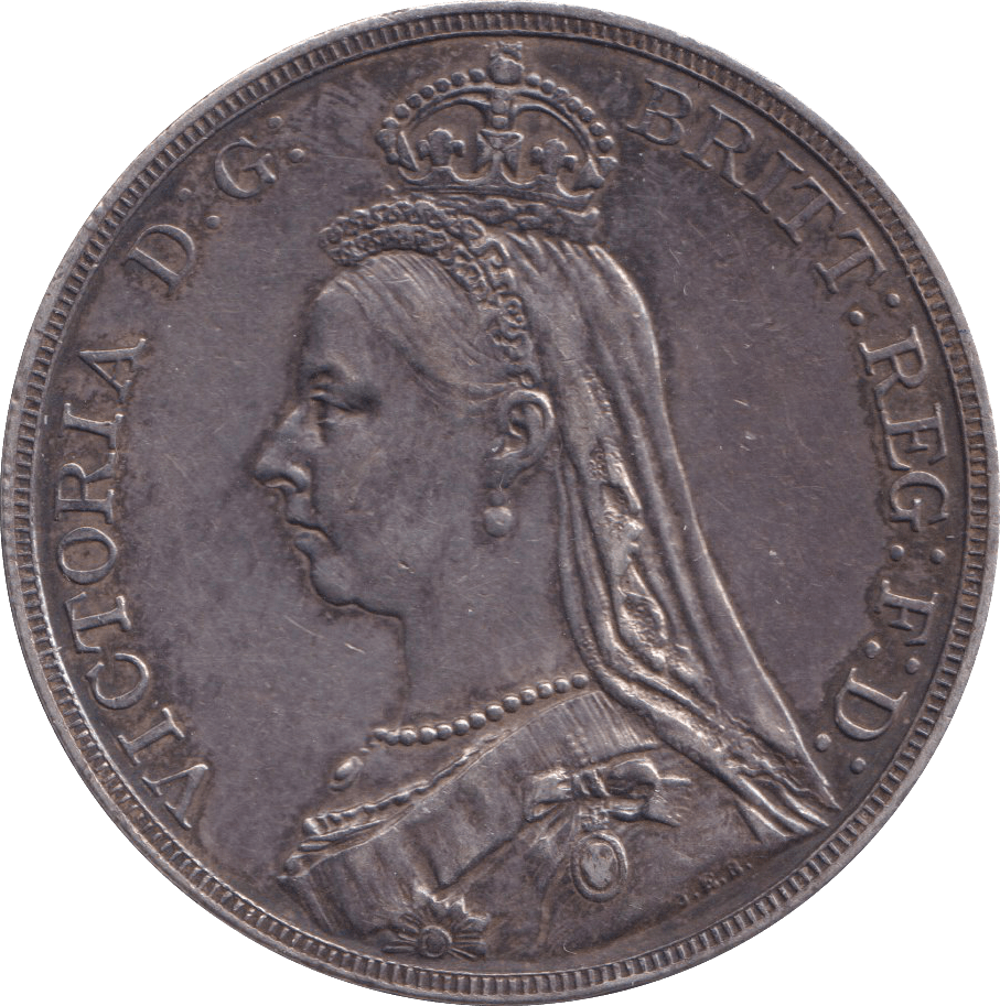 1889 CROWN ( GVF ) - FLORIN - Cambridgeshire Coins