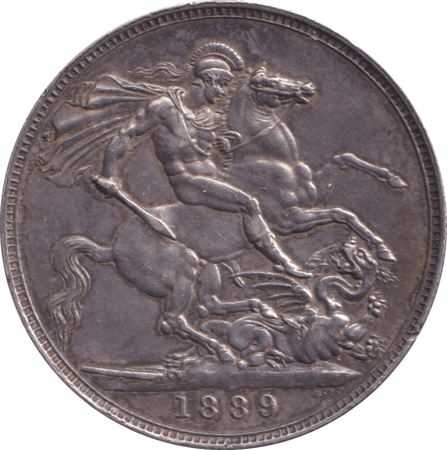 1889 CROWN ( GVF ) - FLORIN - Cambridgeshire Coins