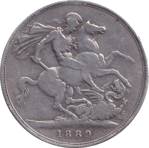 1889 CROWN ( NF ) - CROWN - Cambridgeshire Coins