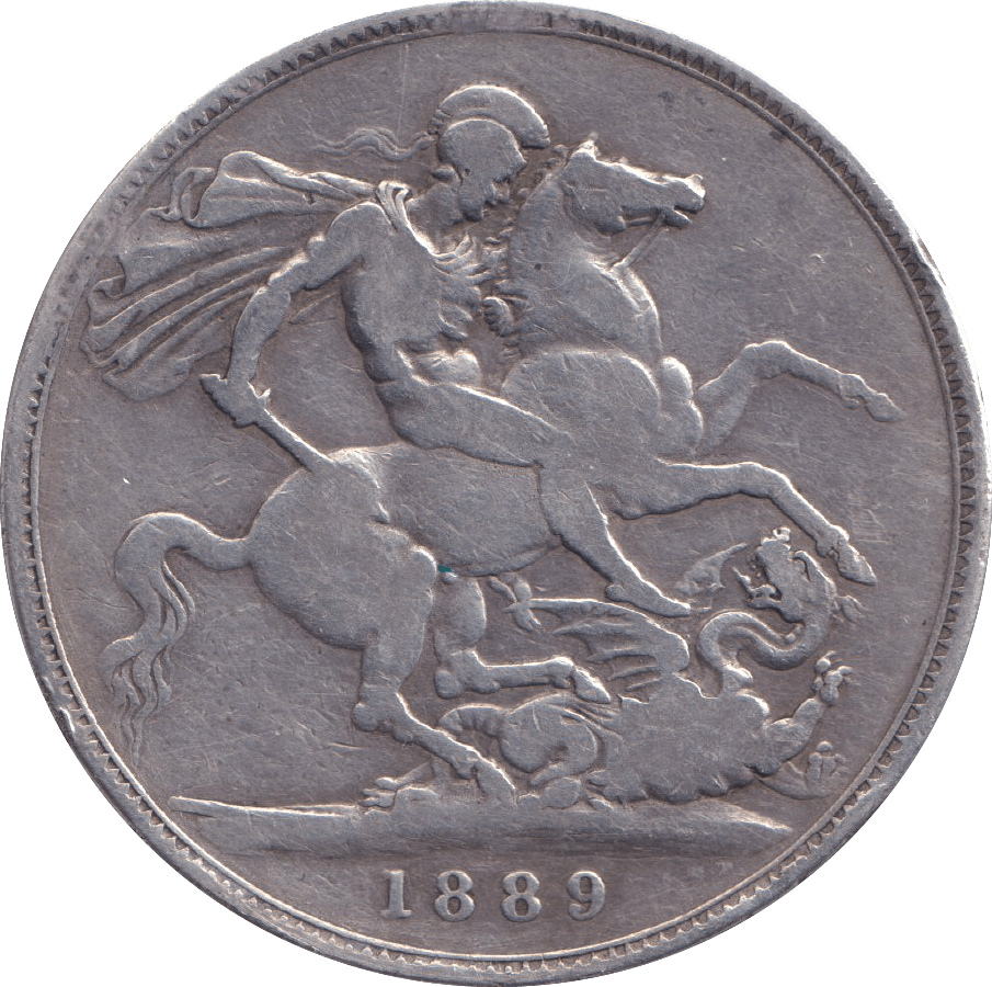 1889 CROWN ( NF ) - CROWN - Cambridgeshire Coins