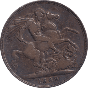 1889 CROWN ( NF ) - CROWN - Cambridgeshire Coins