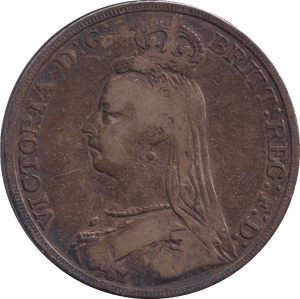 1889 CROWN ( NF ) - CROWN - Cambridgeshire Coins