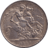 1889 CROWN ( UNC ) - CROWN - Cambridgeshire Coins