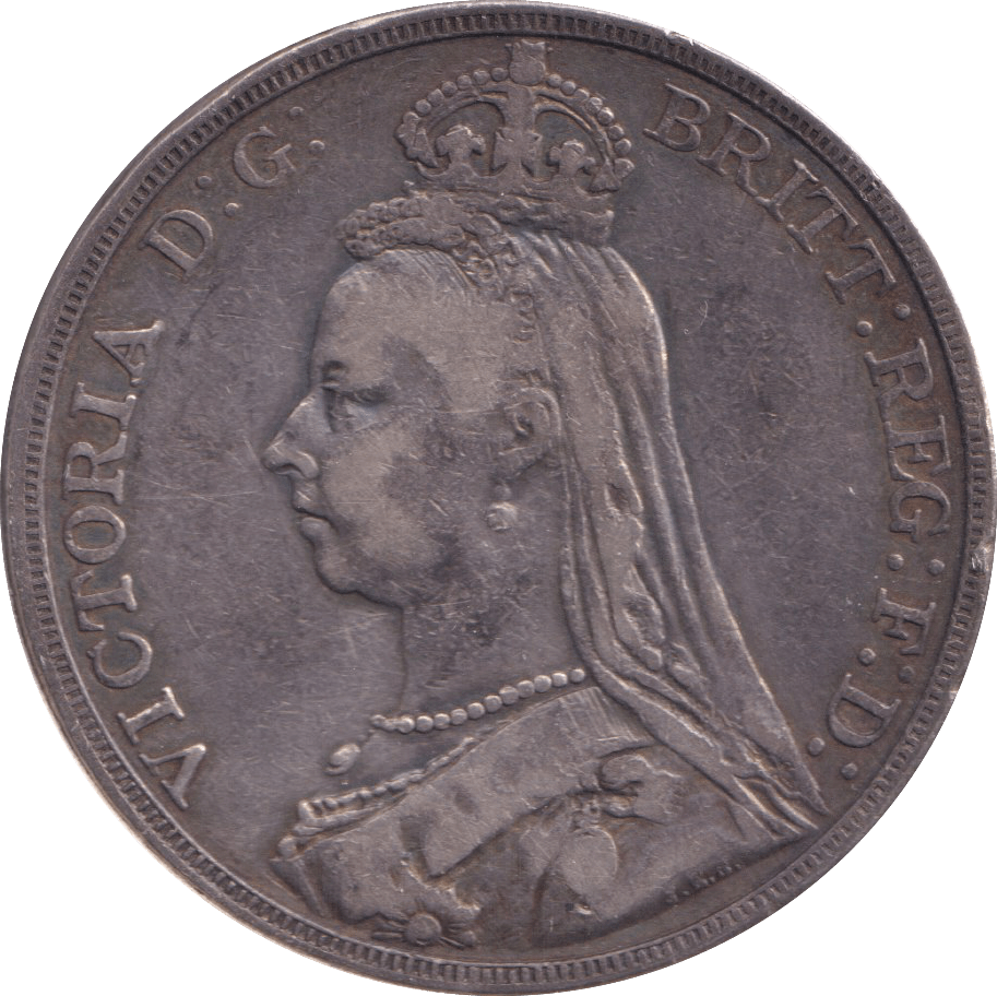 1889 CROWN ( VF ) - CROWN - Cambridgeshire Coins