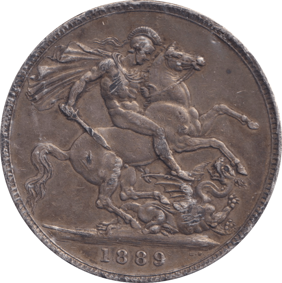 1889 CROWN ( VF ) - CROWN - Cambridgeshire Coins