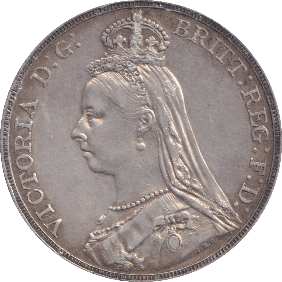 1889 CROWN ( VF ) - CROWN - Cambridgeshire Coins