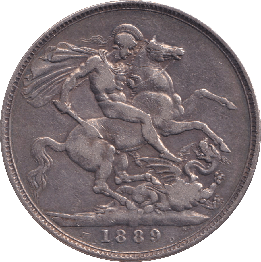 1889 CROWN ( VF ) - CROWN - Cambridgeshire Coins