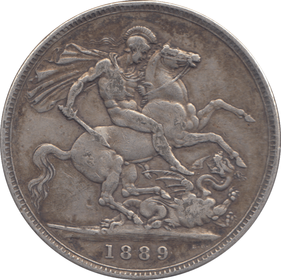 1889 CROWN ( VF ) - CROWN - Cambridgeshire Coins