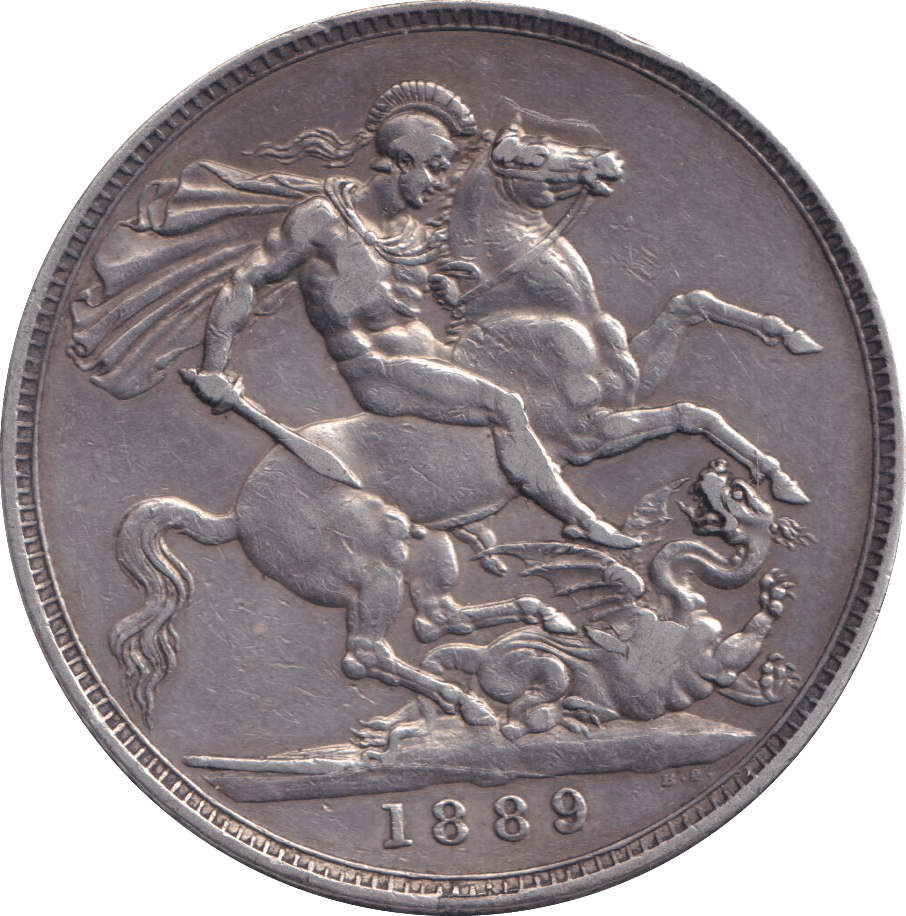 1889 CROWN ( VF ) - CROWN - Cambridgeshire Coins