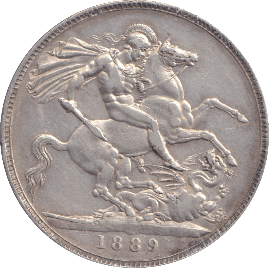 1889 CROWN ( VF ) - CROWN - Cambridgeshire Coins