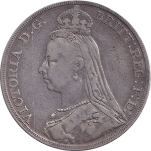 1889 CROWN ( VF ) - CROWN - Cambridgeshire Coins
