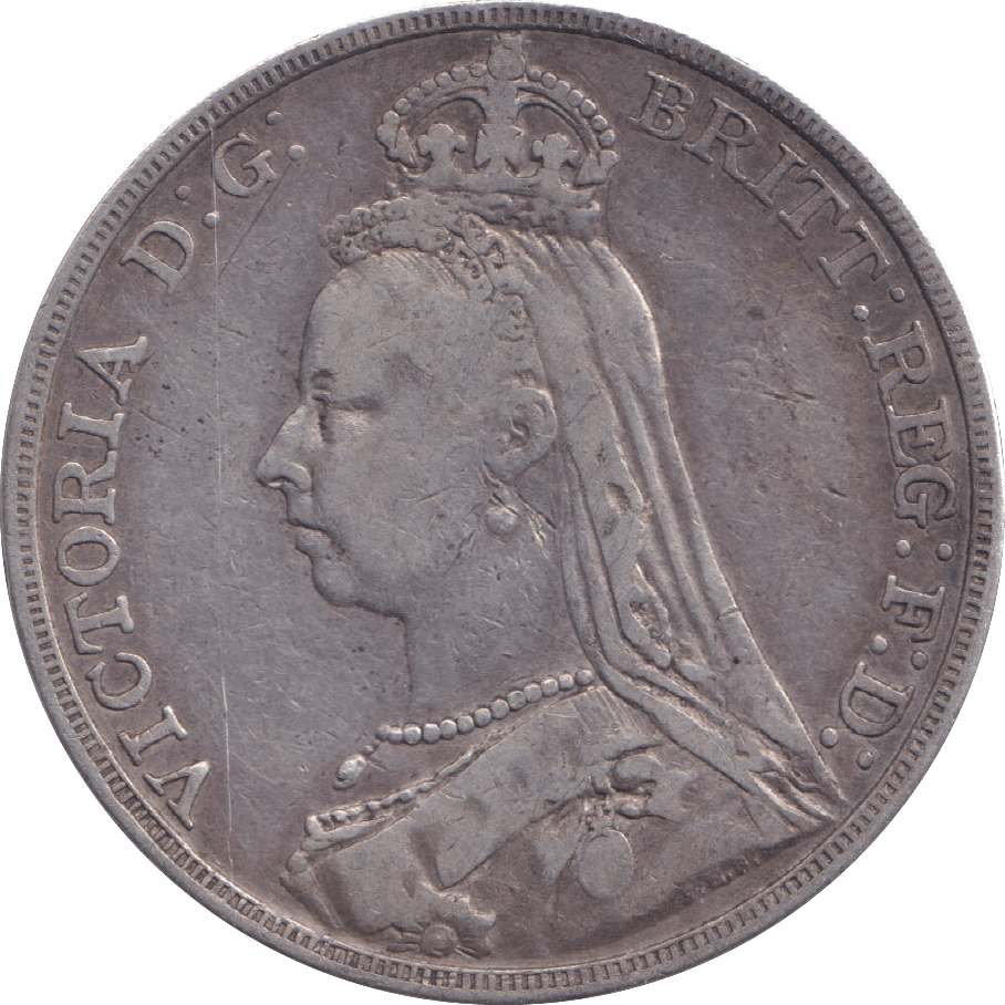 1889 CROWN ( VF ) - CROWN - Cambridgeshire Coins
