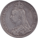 1889 CROWN ( VF ) - CROWN - Cambridgeshire Coins