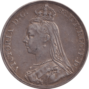 1889 CROWN ( VF ) - CROWN - Cambridgeshire Coins