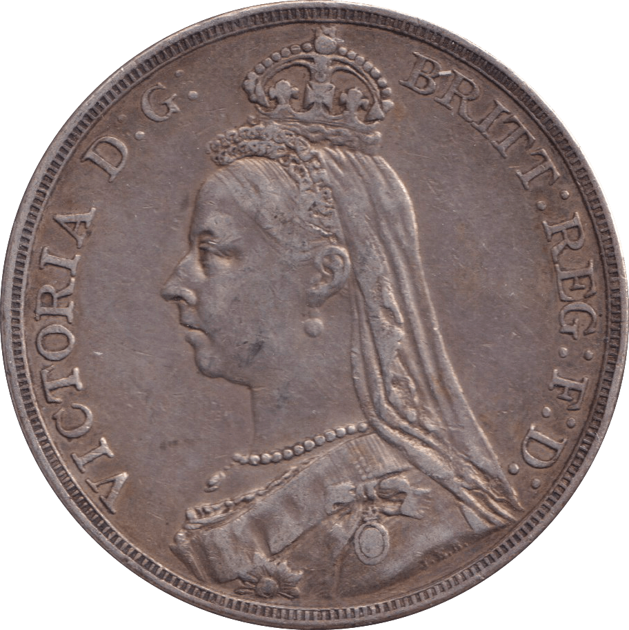 1889 CROWN ( VF ) - CROWN - Cambridgeshire Coins