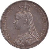 1889 CROWN ( VF ) - CROWN - Cambridgeshire Coins