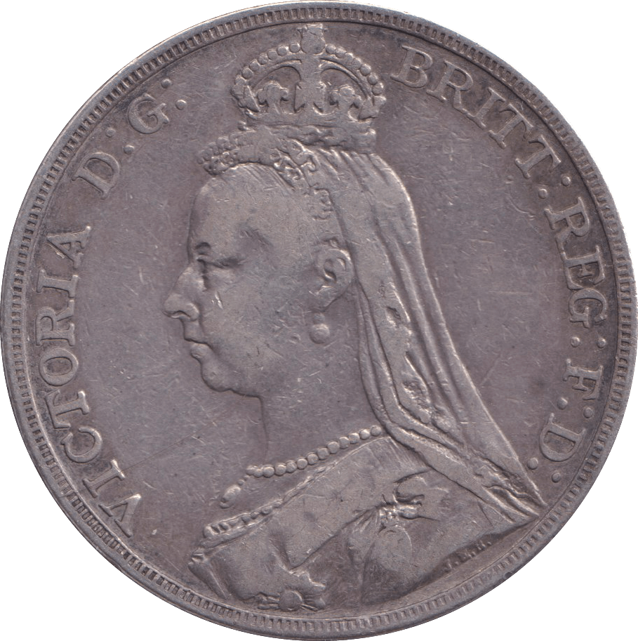 1889 CROWN ( VF ) - CROWN - Cambridgeshire Coins
