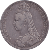 1889 CROWN ( VF ) - CROWN - Cambridgeshire Coins