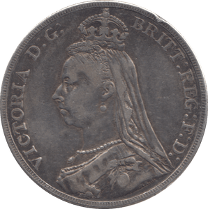 1889 CROWN ( VF ) - CROWN - Cambridgeshire Coins