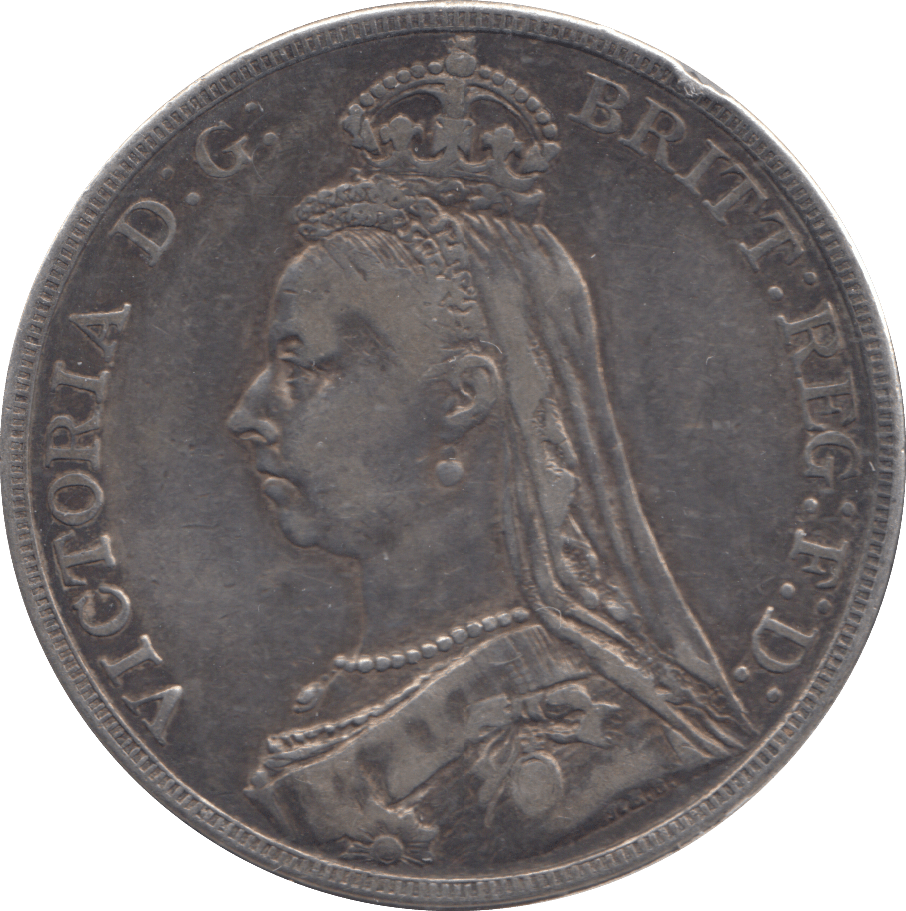 1889 CROWN ( VF ) - CROWN - Cambridgeshire Coins