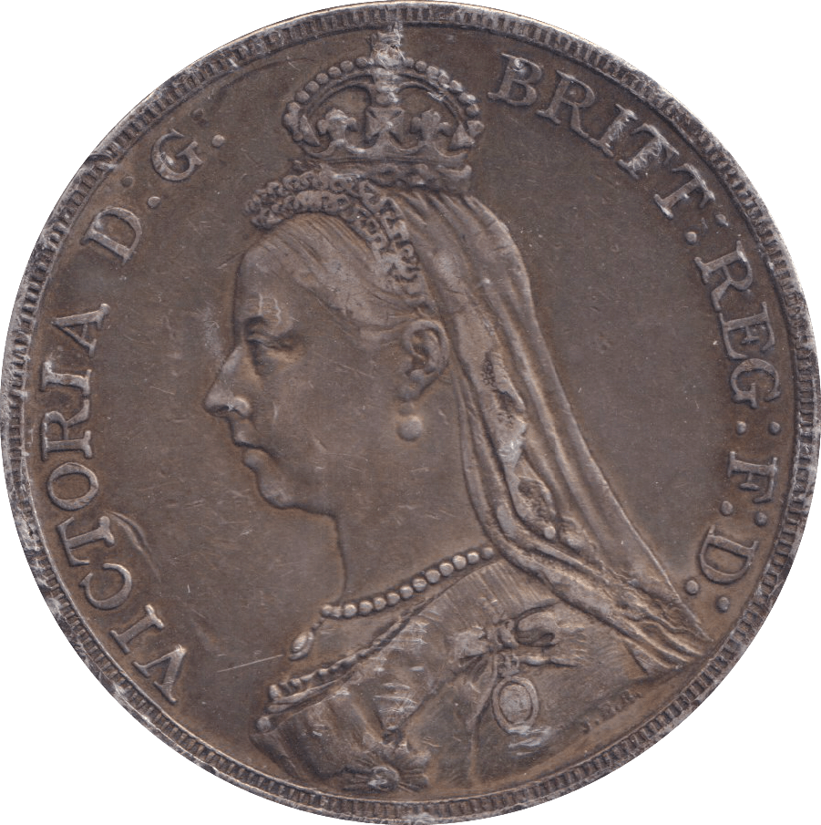 1889 CROWN ( VF ) - CROWN - Cambridgeshire Coins
