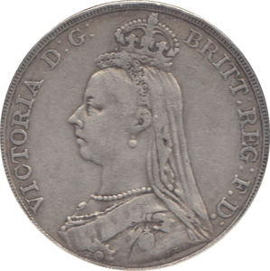 1889 CROWN ( VF ) - CROWN - Cambridgeshire Coins