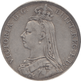 1889 CROWN ( VF ) - CROWN - Cambridgeshire Coins