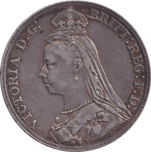 1889 CROWN ( VF ) - CROWN - Cambridgeshire Coins