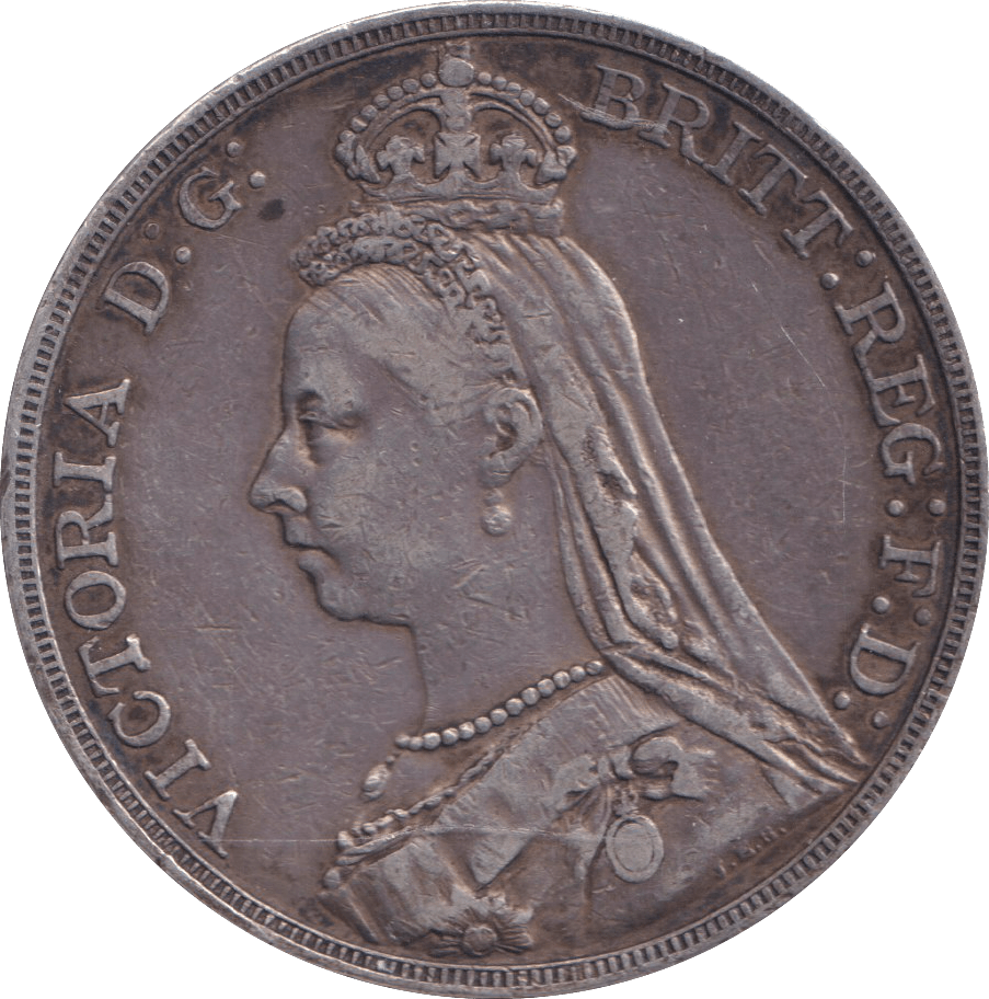 1889 CROWN ( VF ) - CROWN - Cambridgeshire Coins