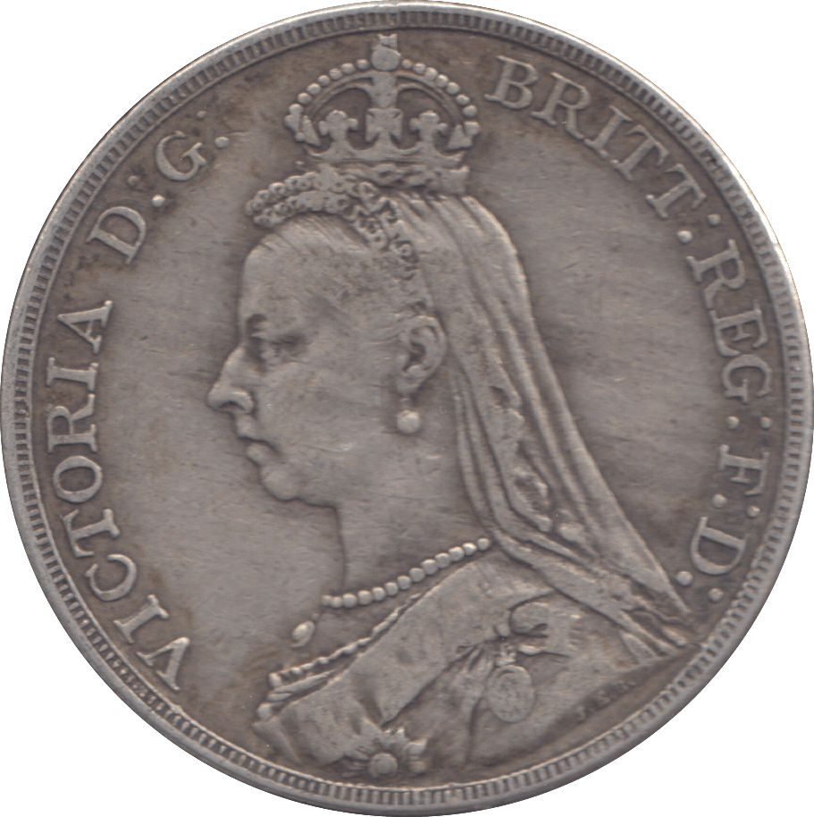 1889 CROWN ( VF ) - CROWN - Cambridgeshire Coins
