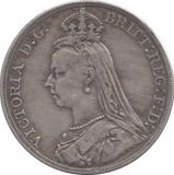 1889 CROWN ( VF ) - CROWN - Cambridgeshire Coins