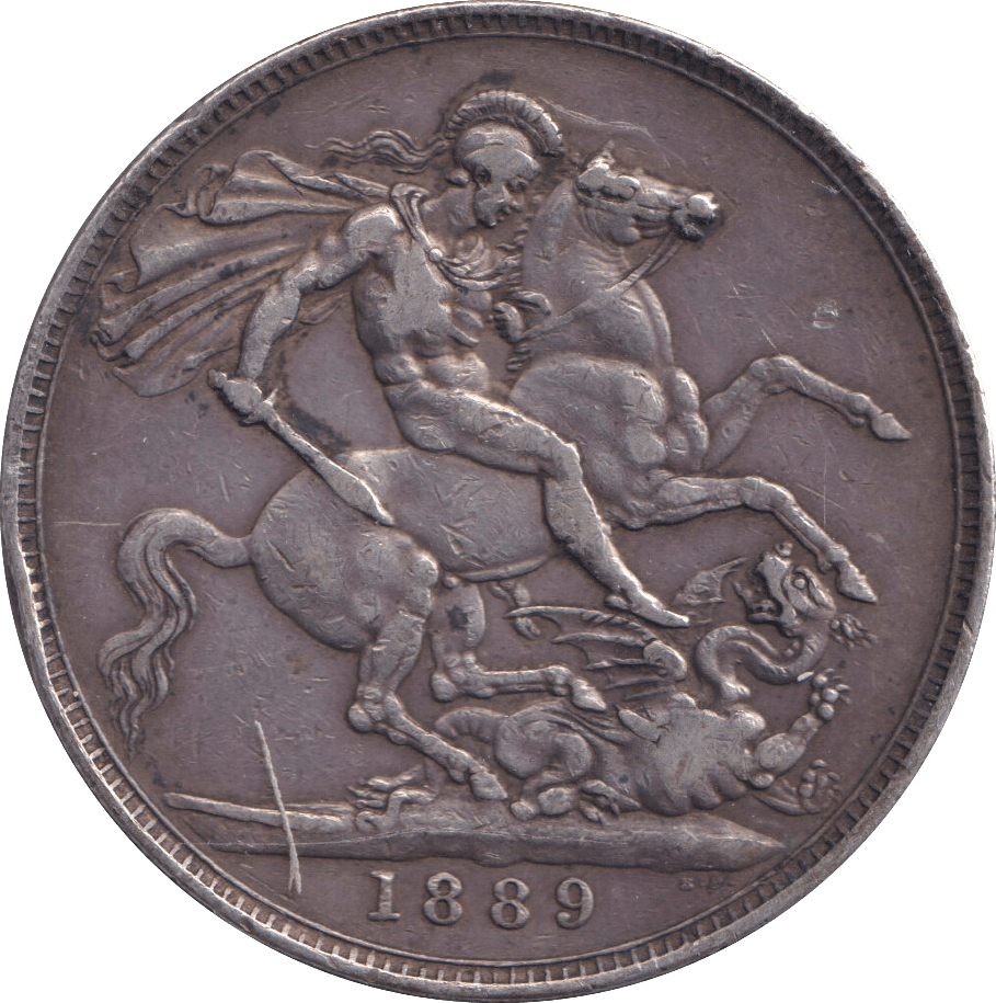 1889 CROWN ( VF ) - CROWN - Cambridgeshire Coins