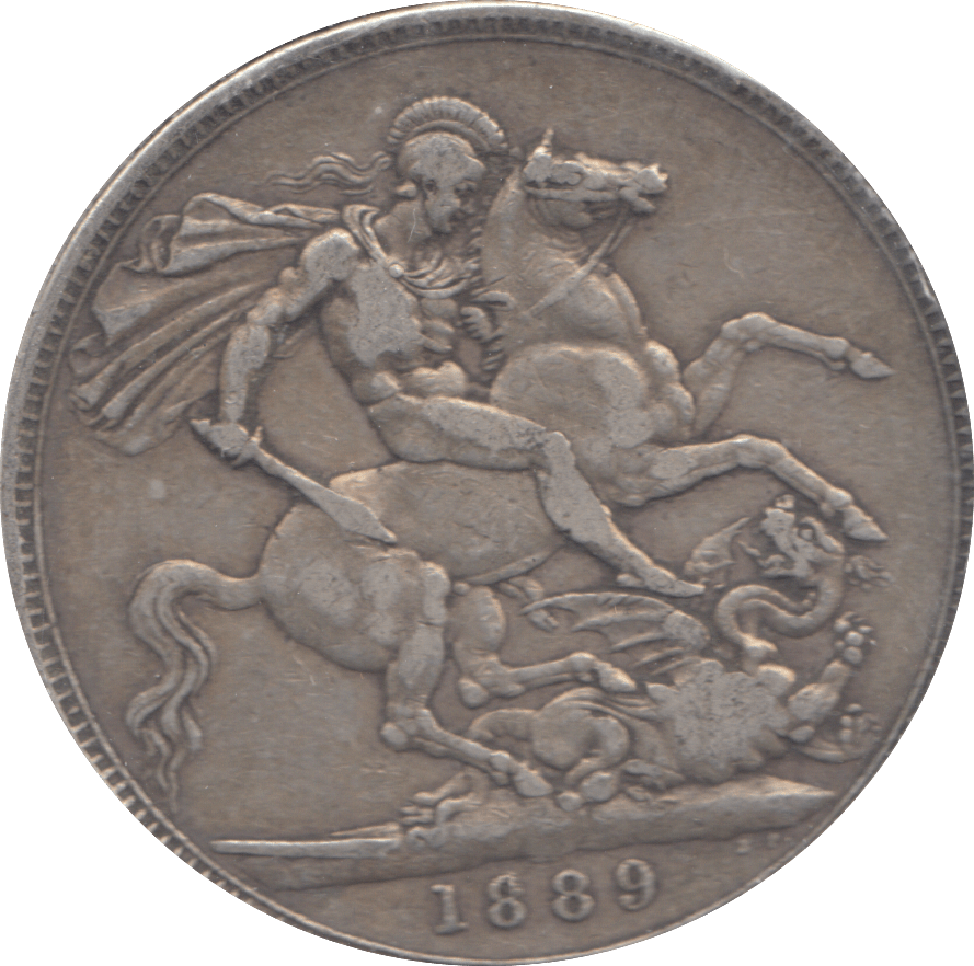1889 CROWN ( VF ) - CROWN - Cambridgeshire Coins