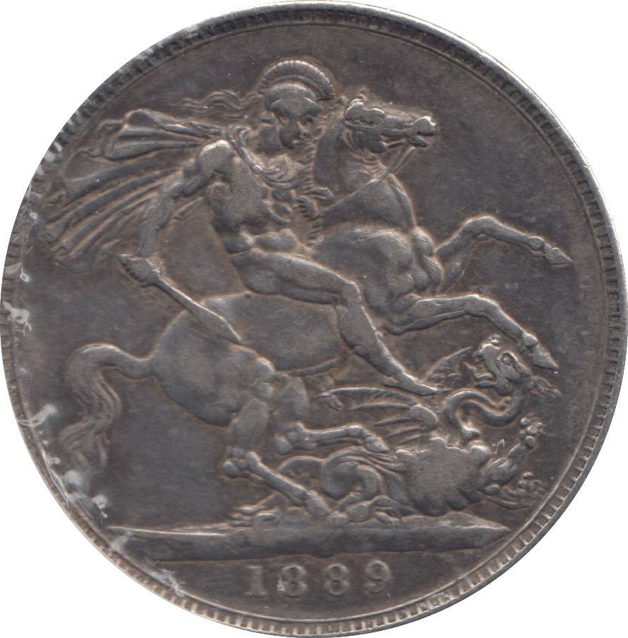 1889 CROWN ( VF ) - CROWN - Cambridgeshire Coins