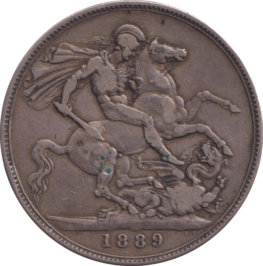 1889 CROWN ( VF ) - FLORIN - Cambridgeshire Coins