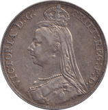 1889 CROWN ( VF ) - FLORIN - Cambridgeshire Coins