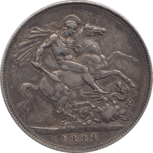 1889 CROWN ( VF ) - WORLD COINS - Cambridgeshire Coins