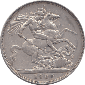 1889 CROWN ( VF ) - WORLD COINS - Cambridgeshire Coins