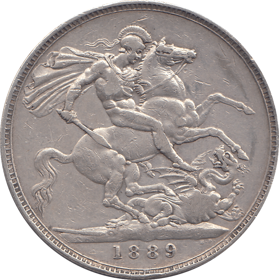 1889 CROWN ( VF ) - WORLD COINS - Cambridgeshire Coins