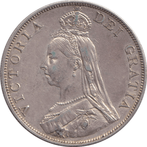 1889 DOUBLE FLORIN ( AUNC ) - DOUBLE FLORIN - Cambridgeshire Coins