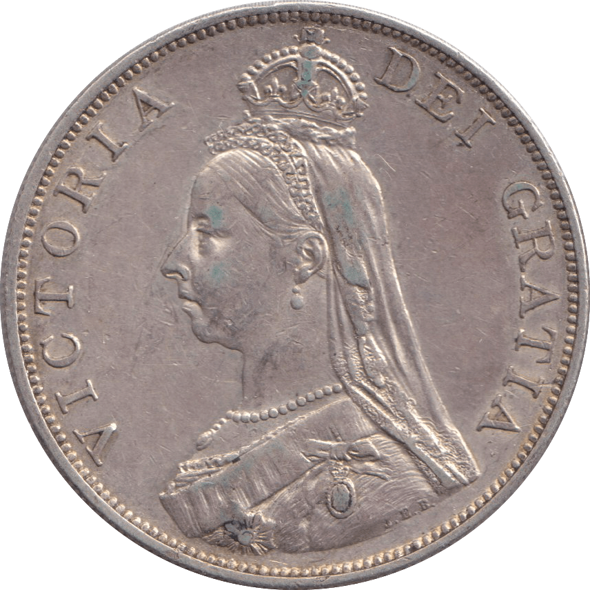 1889 DOUBLE FLORIN ( AUNC ) - DOUBLE FLORIN - Cambridgeshire Coins