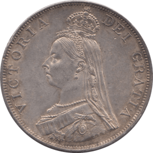 1889 DOUBLE FLORIN ( AUNC ) - DOUBLE FLORIN - Cambridgeshire Coins