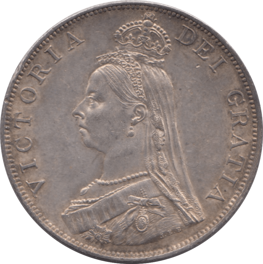 1889 DOUBLE FLORIN ( AUNC ) - DOUBLE FLORIN - Cambridgeshire Coins