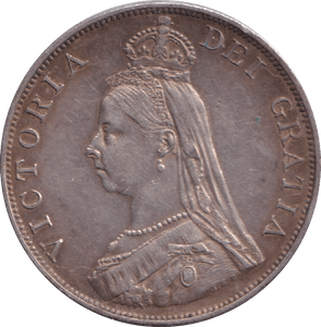 1889 DOUBLE FLORIN ( EF ) - DOUBLE FLORIN - Cambridgeshire Coins