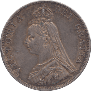 1889 DOUBLE FLORIN ( EF ) - DOUBLE FLORIN - Cambridgeshire Coins