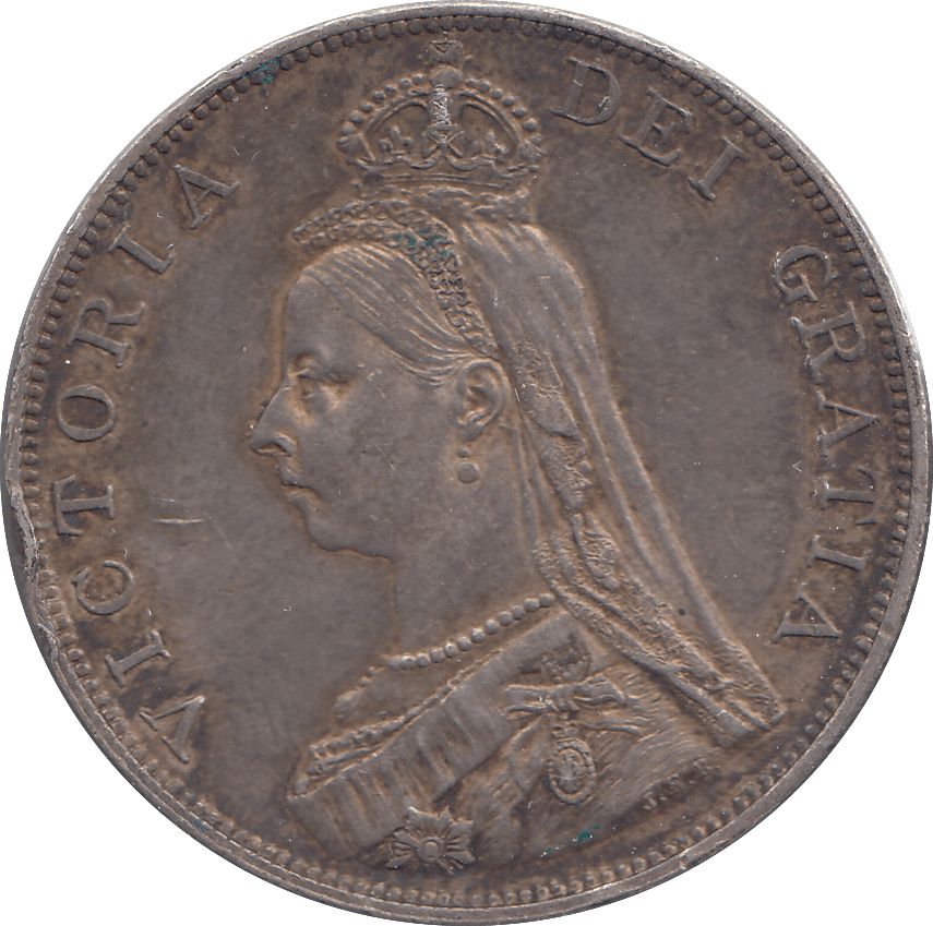 1889 DOUBLE FLORIN ( EF ) - DOUBLE FLORIN - Cambridgeshire Coins